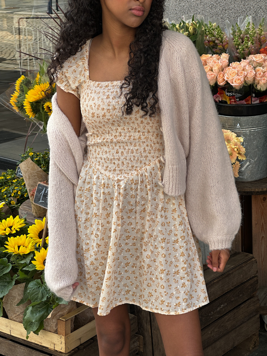 ONLERIL Short Dress - Gul